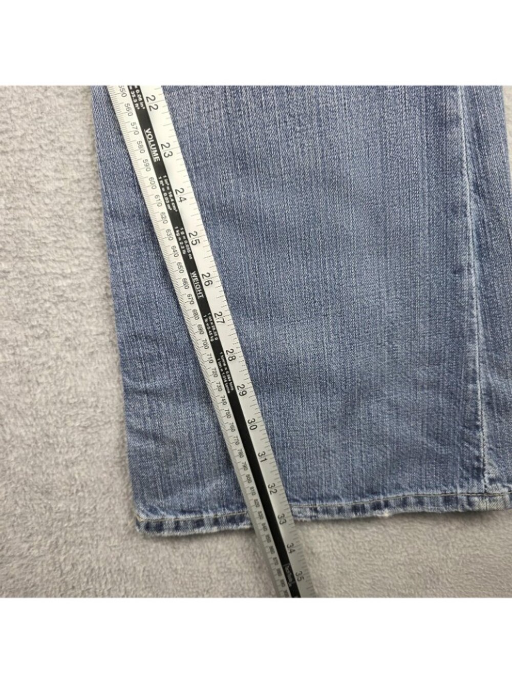 BKE Star Bootcut Jeans Womens 27x33.5 Blue Distressed Stretch Light Wash - Picture 7 of 9